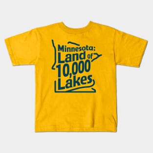 Minnesota Land of 10,000 Lakes Kids T-Shirt